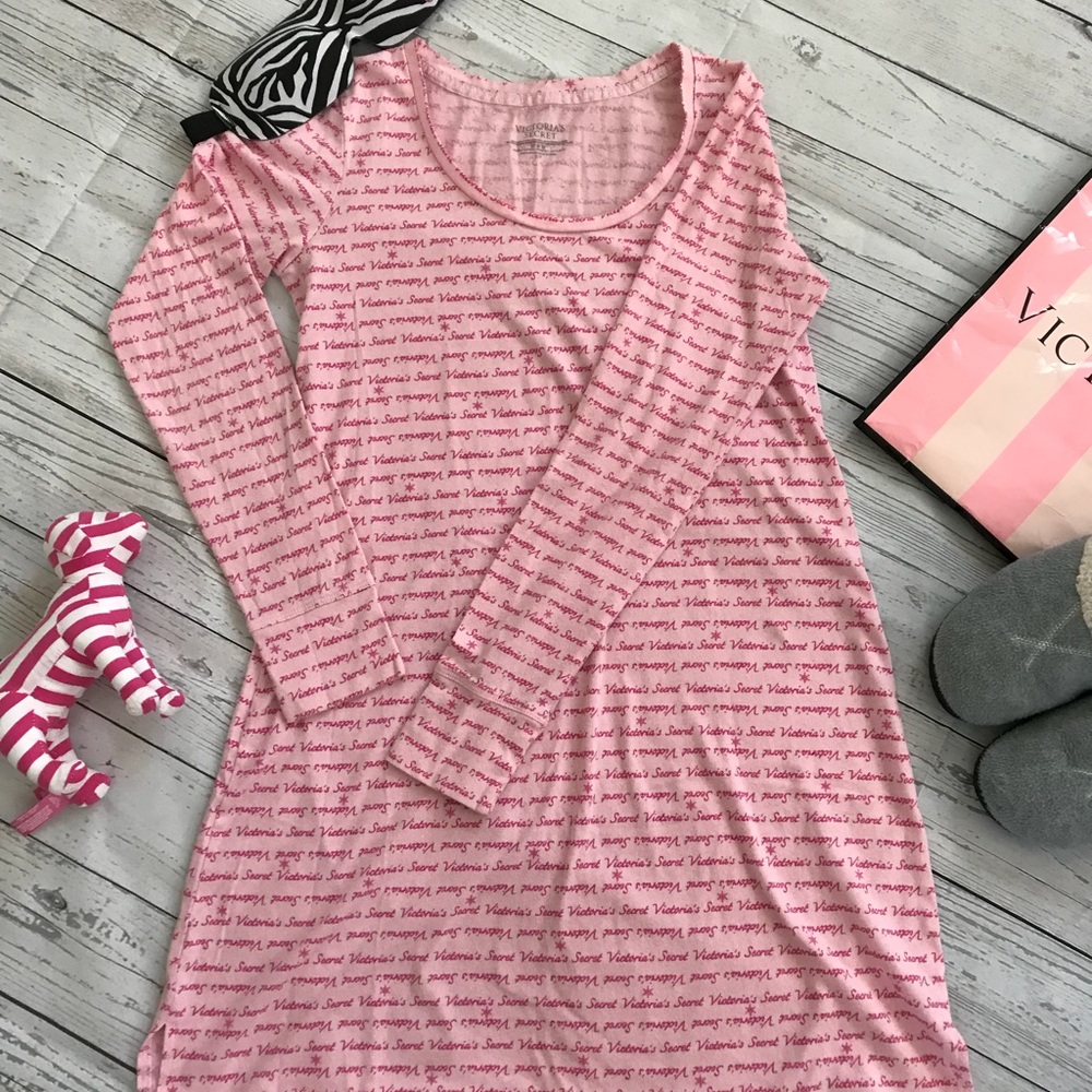 Long sleeve pajama gown lightweight